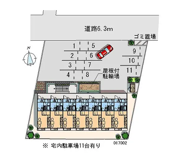 ★手数料０円★松山市須賀町　月極駐車場（LP）